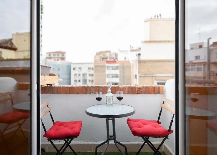 Ático Teatro Romano - Terraza - Ascensor Saragoça